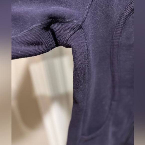 Lululemon Scuba Hoodie Fleece Interior Deep Purple Sz 8 - Picture 7 of 12